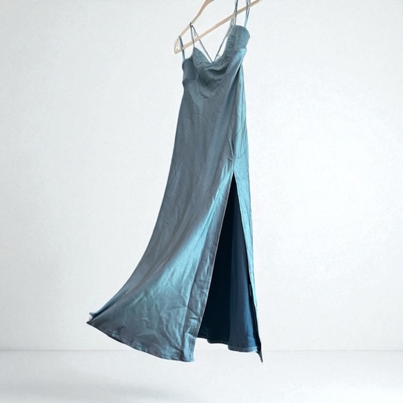 Smooth Sounds Maxi Dress Blue Medium - Picture 6 of 15